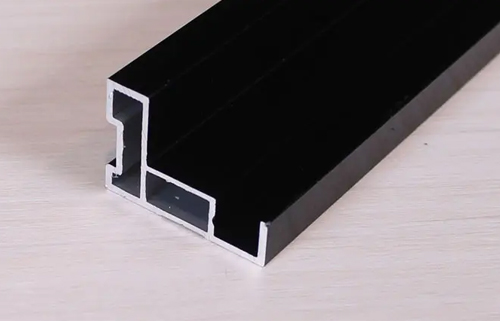 Black aluminum frame